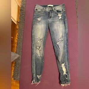 KanCan Light Blue Distressed Skinny Jeans